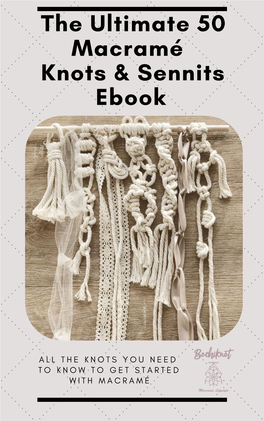 Macrame 50 Knots Free Ebook