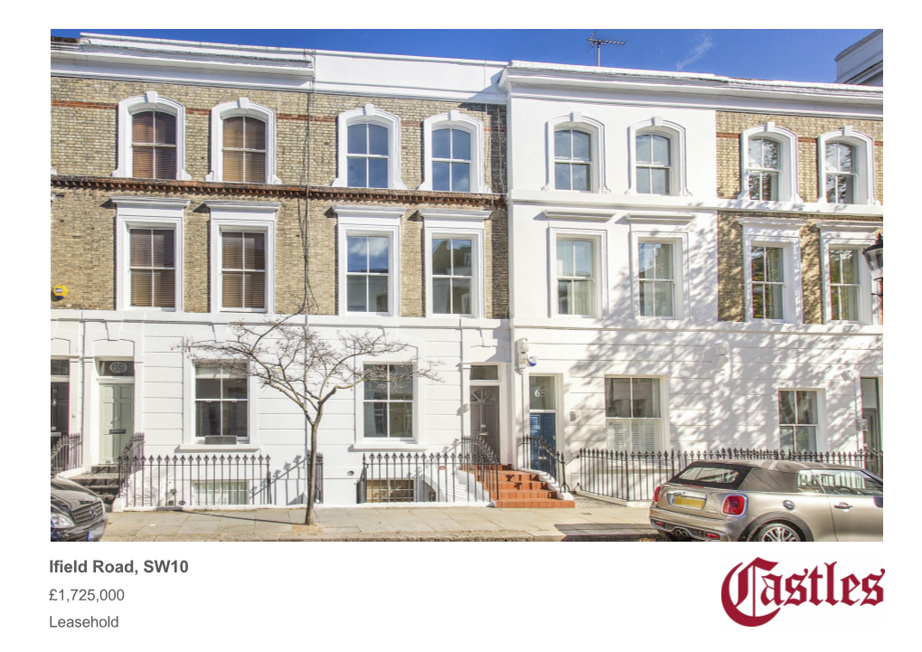 Ifield Road, SW10 £1,725,000 Leasehold