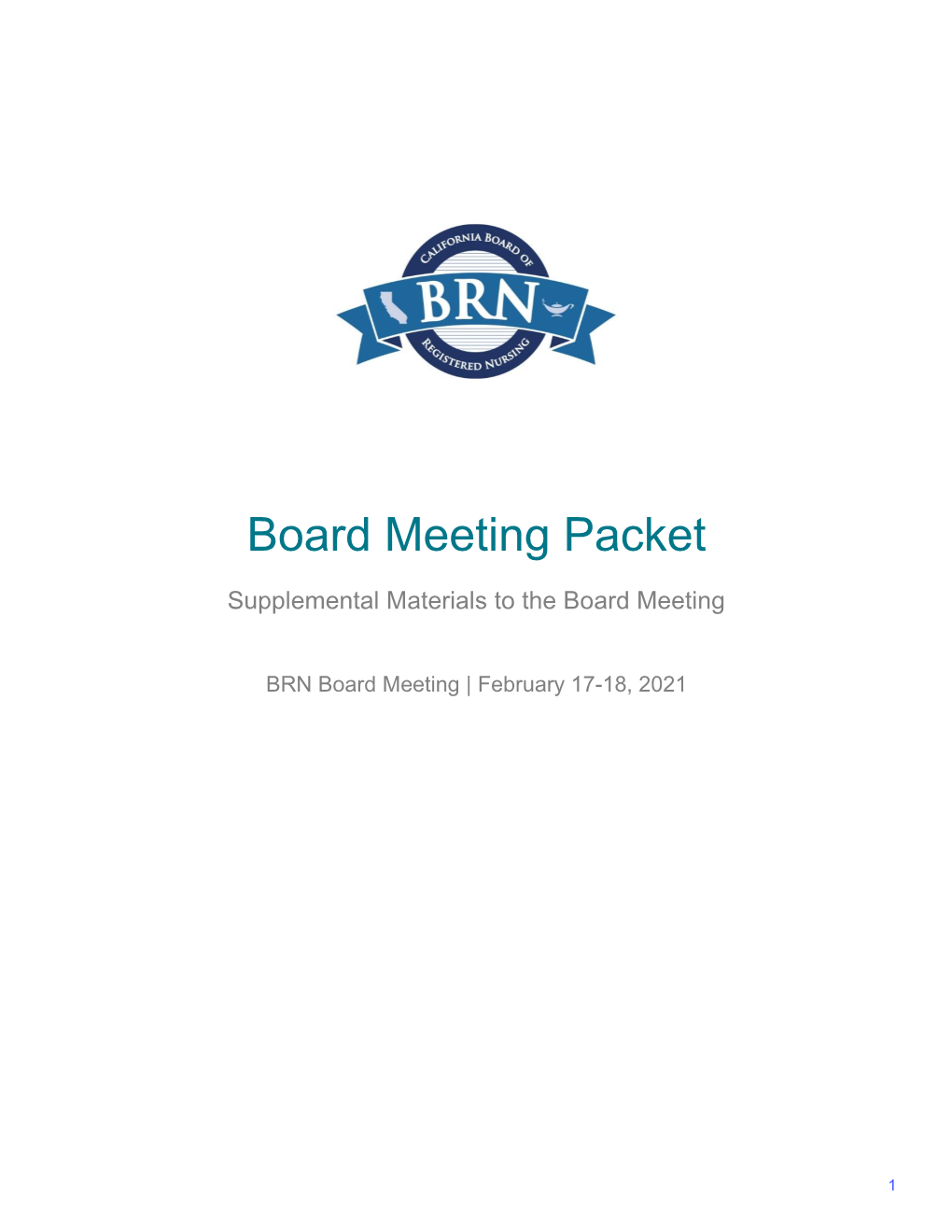 Board Meeting Materials Per the 3/16 Revision of the Licensing Examination Passing Standard EDP-I-29 Document