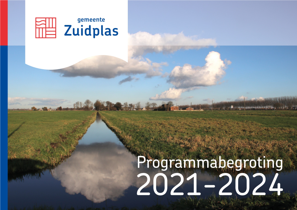Programmabegroting 2021-2024 Gemeente Zuidplas