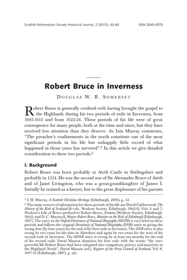 Robert Bruce in Inverness