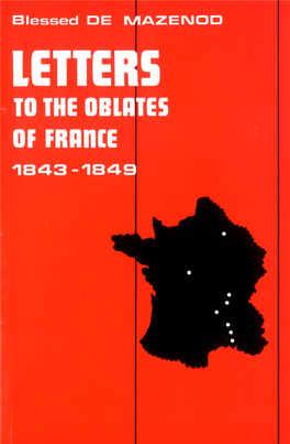 Letters to the Oblate of France 1843-1849