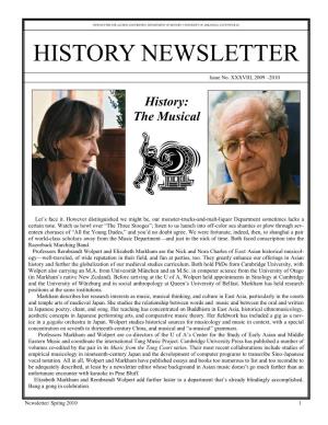 History Newsletter