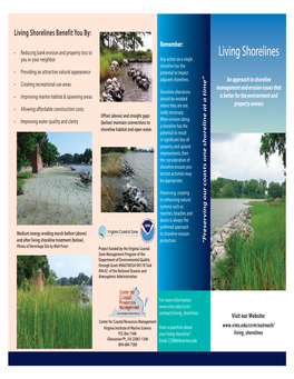 Living Shorelines Brochure