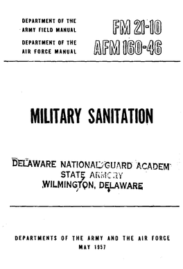 Military Sanitation
