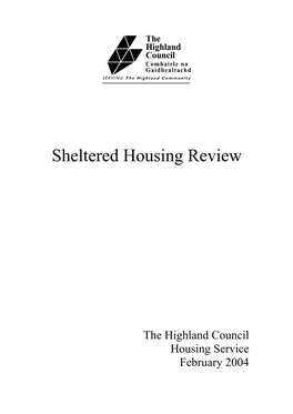 Sheltered Housing Review