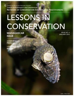 Lessons in Conservation Issue No