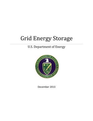 Grid Energy Storage