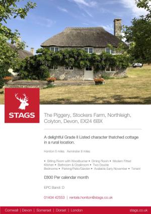 The Piggery, Stockers Farm, Northleigh, Colyton, Devon, EX24 6BX