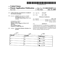 Patent Application Publication (10) Pub. No.: US 2005/0010872 A1 Lee Et Al