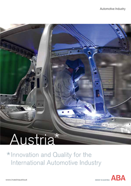 Innovation and Quality for the International Automotive Industry