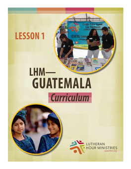 Lesson Plan – the Geography of Guatemala