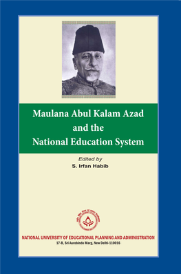 Maulana Abul Kalam Azad and the National Education System