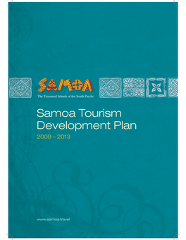 Samoa Tourism Development Plan 2009 – 2013
