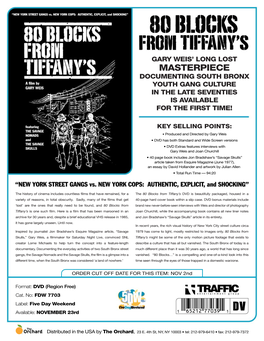 FDW 7703 80 Blocks from Tiffanys DVD