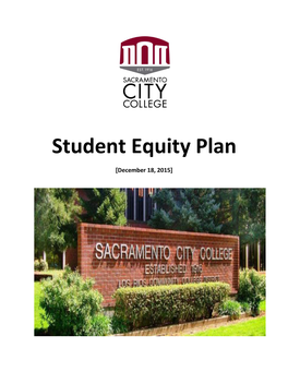 Student Equity Plan