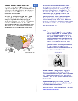 Northwest Ordinance Prohibits Slavery in the Northwest Territory