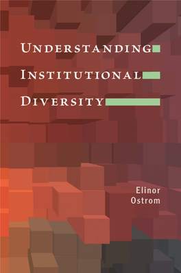 Understanding Institutional Diversity