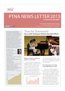 Ptna News Letter 2015