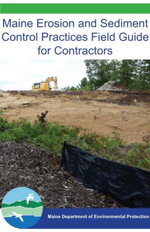 Maine Erosion and Sediment Control Practices Field Guide for Contractors