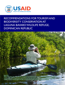 Recommendations for Tourism and Biodiversity Conservation at Laguna Bavaro Wildlife Refuge, Dominican Republic