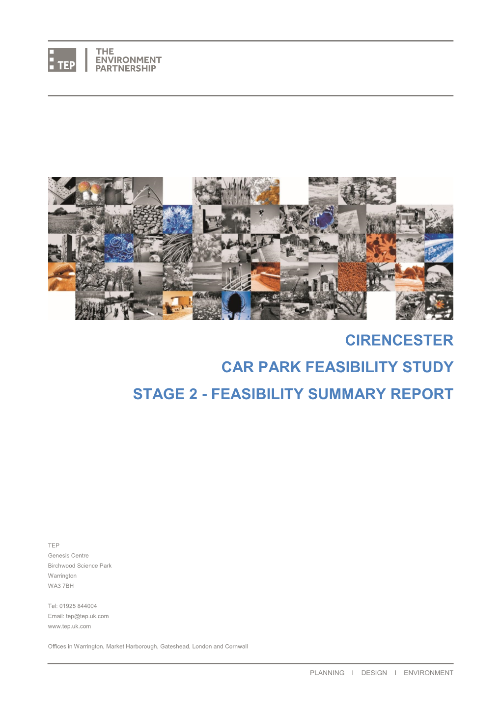 Cirencester Car Park Feasibility Study Stage 2 Report