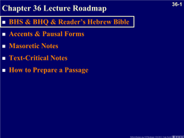 Biblia Hebraica Stuttgartensia – the Standard Edition of the Hebrew Bible Used by Pastors and Scholars