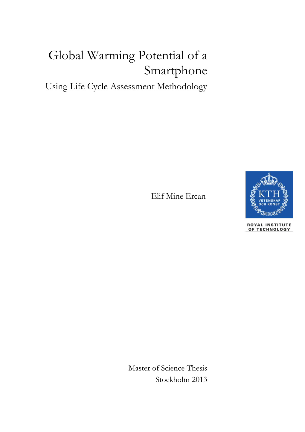 global-warming-potential-of-a-smartphone-using-life-cycle-assessment