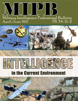 Military Intelligence Professional Bulletin April-June 2011