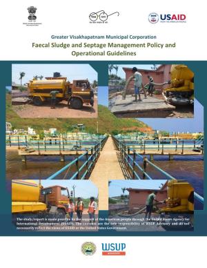 Faecal Sludge and Septage Management Policy and Operational Guidelines
