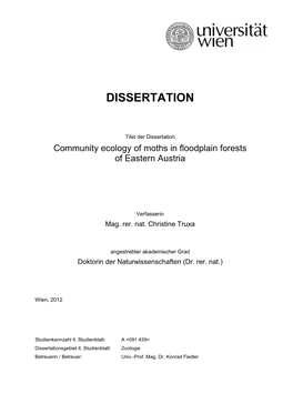 Dissertation