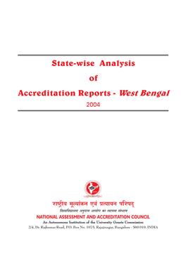 State-Wise Analysis of Accreditation Reports - West Bengal 2004
