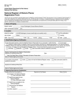 National Register of Historic Places Registration Form