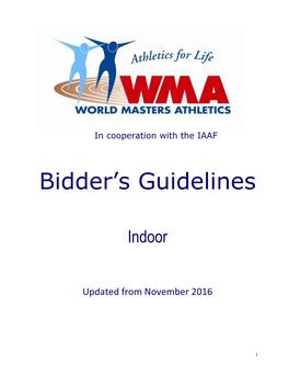 Bidder's Guidelines