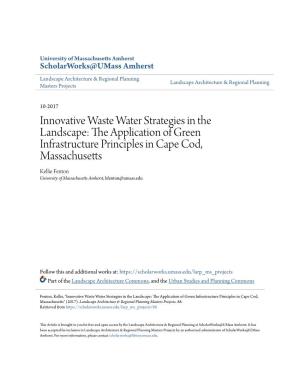 Innovative Waste Water Strategies in the Landscape