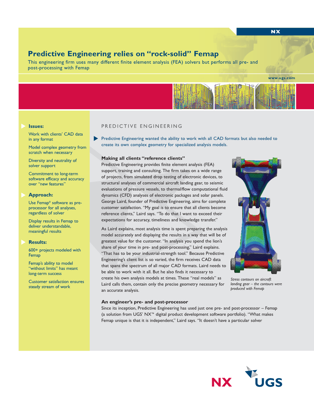 “Rock-Solid” Femap This Engineering Firm Uses Many Different Finite ...