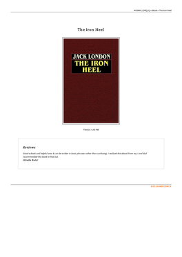 Download Book \ the Iron Heel &lt; S99HVWOVHHFG