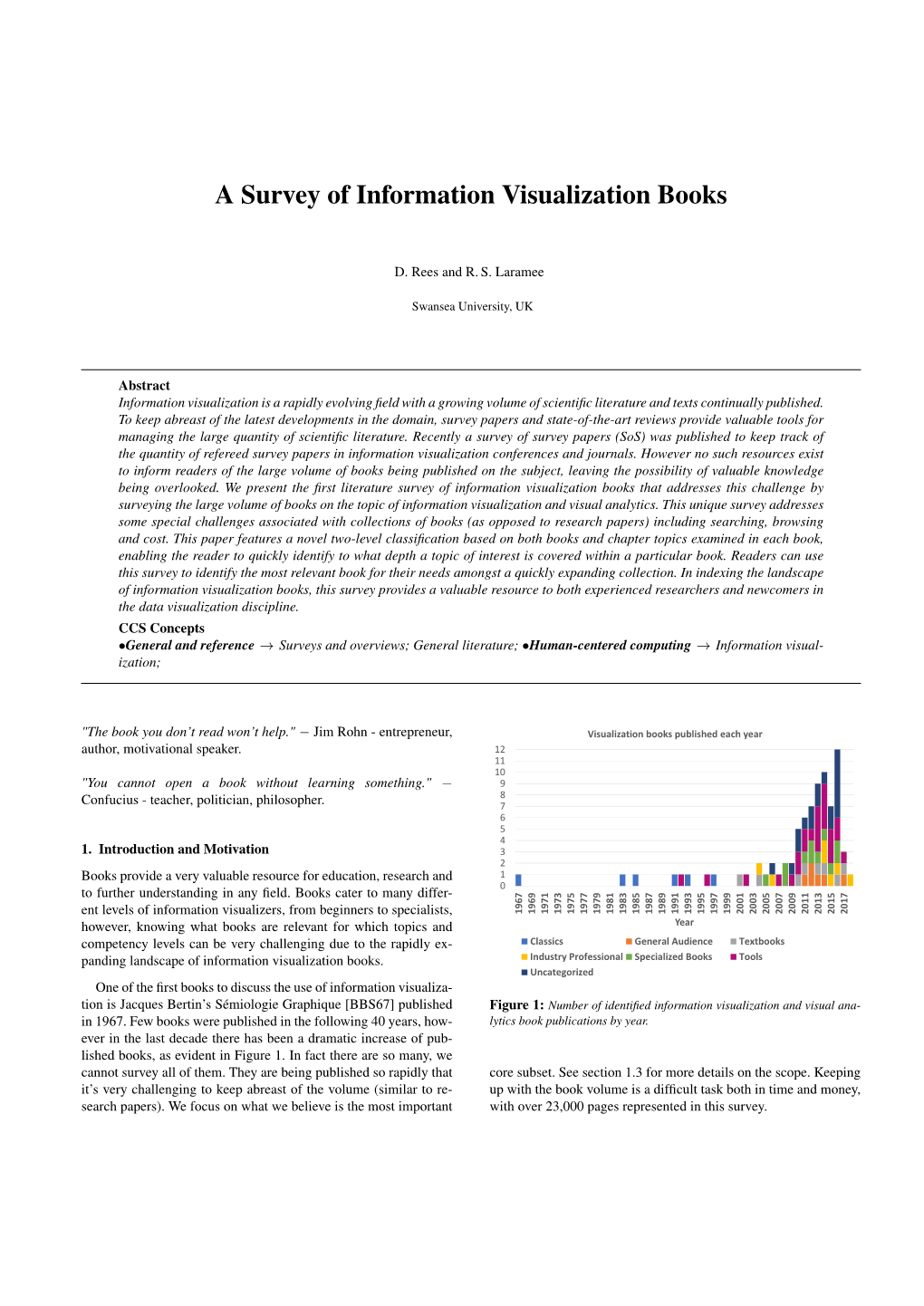 Survey of Information Visualization Books