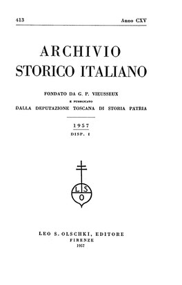 Archivio Storico Italiano