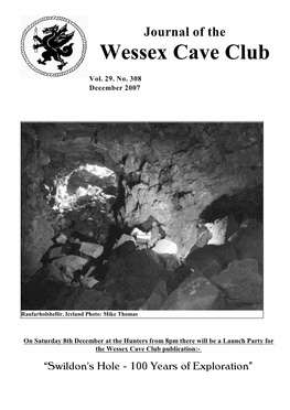 Journal of the Wessex Cave Club