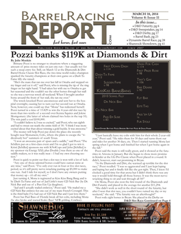 Pozzi Banks $119K at Diamonds & Dirt
