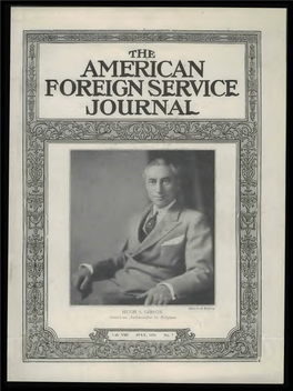 The Foreign Service Journal, July 1931