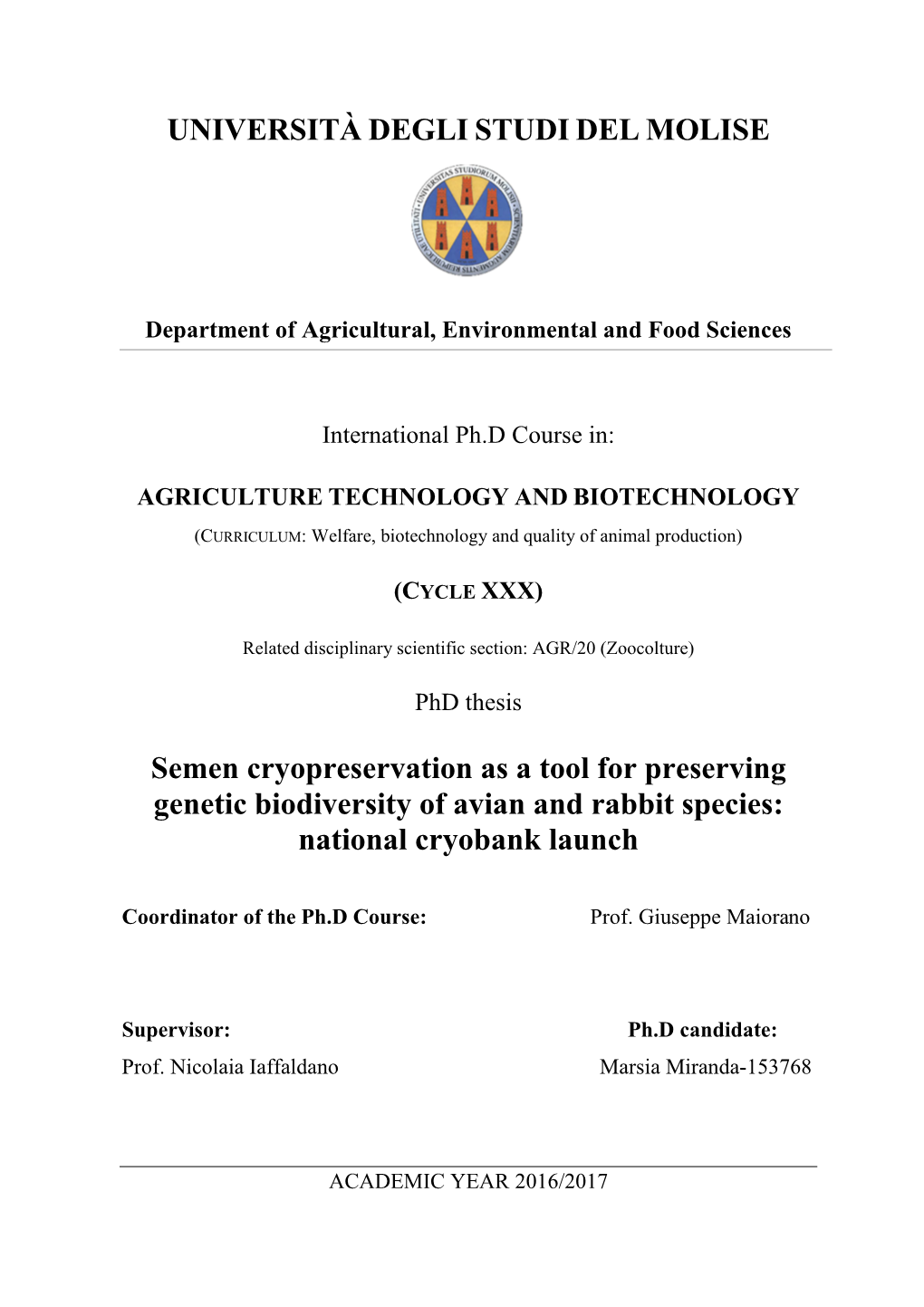 Cd Marsia Miranda Phd Thesis Xxx Cycle Agriculture