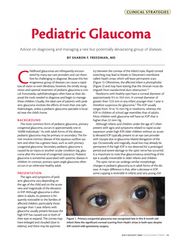 Pediatric Glaucoma