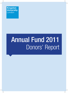 Annual Fund 2011