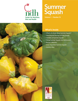 Summer Squash Volume 1 • Number 15