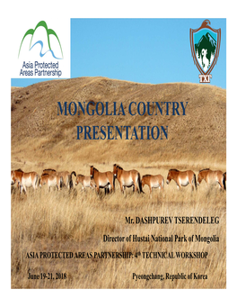 Mongolia Country Presentation