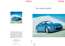 Honda AP1.II S2000 Brochure
