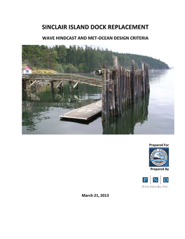 Sinclair Island Dock Replacement