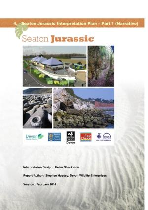 4. Seaton Jurassic Interpretation Plan – Part 1 (Narrative)